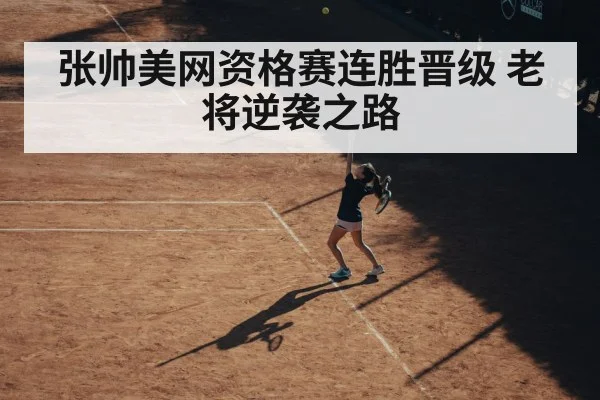 张帅美网资格赛连胜晋级 老将逆袭之路